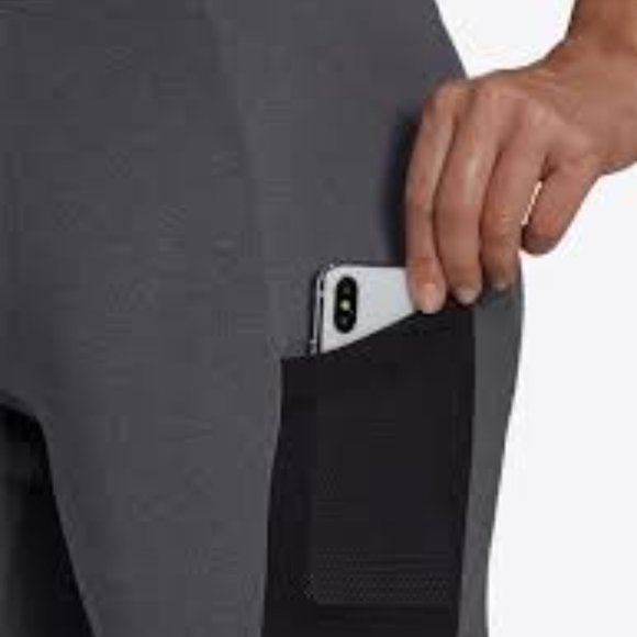 ADIDAS Primegreen Aeroready Big Logo Yoga Leggings Large High Waist Pocket NWT - Picture 3 of 13